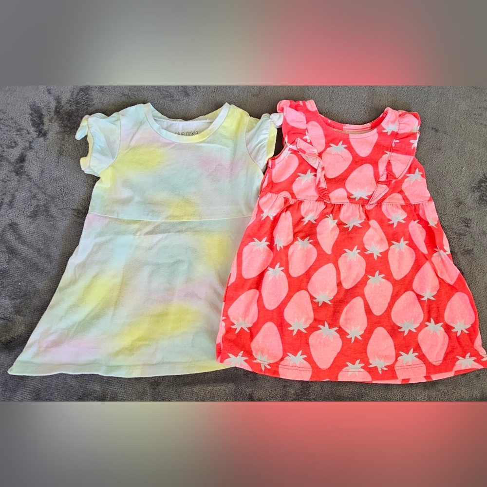 OKIE DOKIE - INFANT DRESS (SET OF TWO) 9M